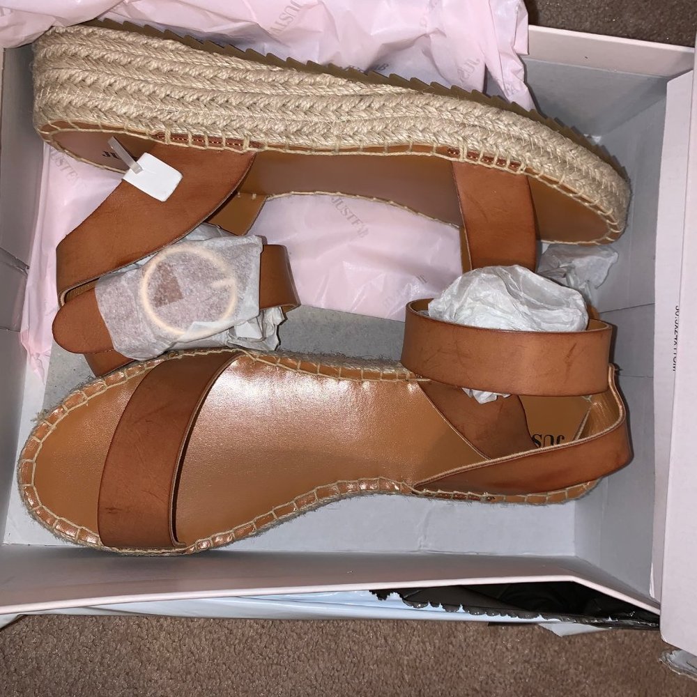 Justfab espadrille sandals